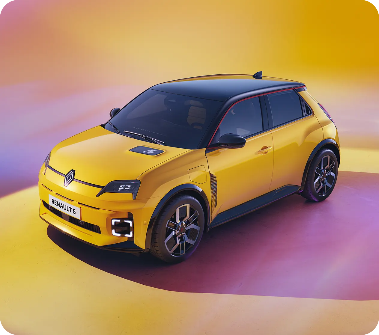 Citadine jaune